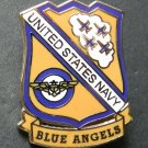 NAVY USN BLUE ANGELS NAVAL AVIATION LAPEL HAT PIN BADGE 7/8 X 1.1 INCHES