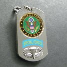 US ARMY AIRBORNE SPECIAL FORCES DOG TAG LAPEL PIN EMBLEM LOGO 1.5 INCHES