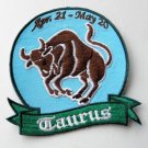 TAURUS ASTROLOGY STAR SIGN NOVELTY EMBROIDERED PATCH 3.25 INCHES