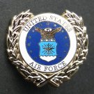 USAF US Air Force Wreath USA Lapel Pin Badge 1 inch