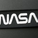 NASA BLACK SPACE EMBROIDERED PATCH 4 X 1.8 INCHES