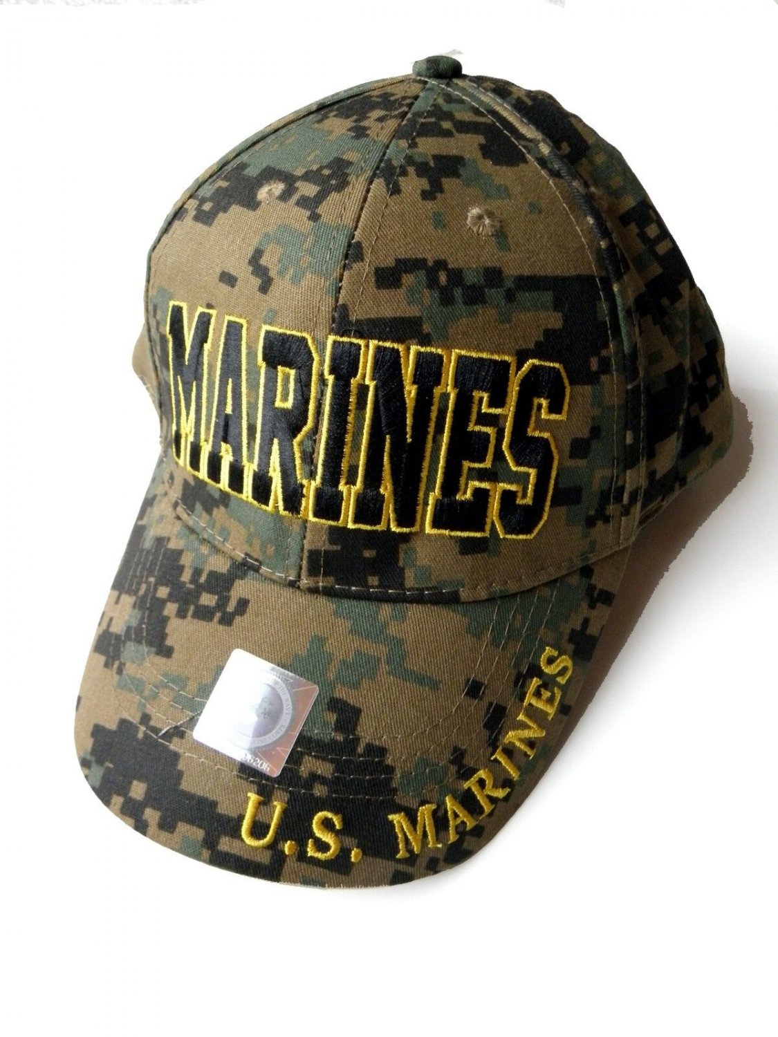 Us Marine Corps Usmc Marines Camo Camouflage Embroidered Baseball Cap