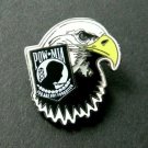 POW MIA USA BALD EAGLE NOT FORGOTTEN LAPEL PIN BADGE 1 X 1.1 INCHES
