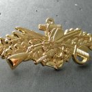 SEABEES COMBAT WARFARE SCW GOLD COLORED USN NAVY LAPEL PIN BADGE 2.75 INCHES