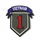 1ST ARMY DIVISION VIETNAM VETERAN EMBROIDERED PATCH 3 INCHES