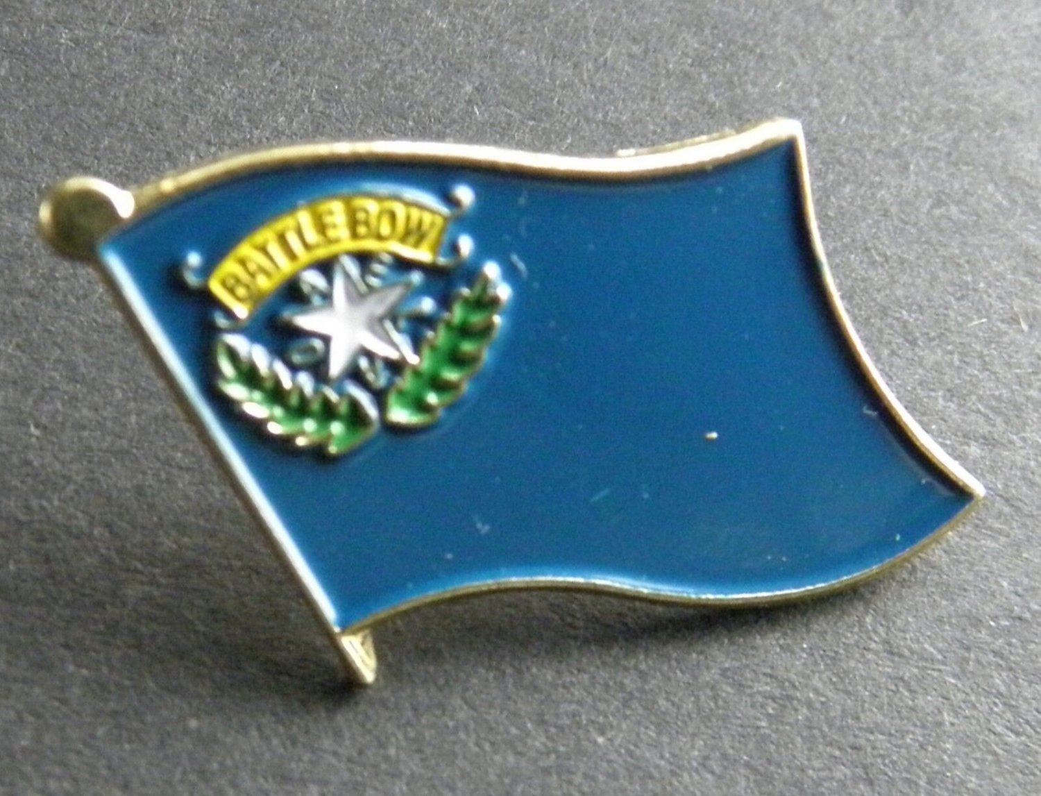 NEVADA US STATE FLAG SINGLE LAPEL PIN BADGE 7/8 INCH