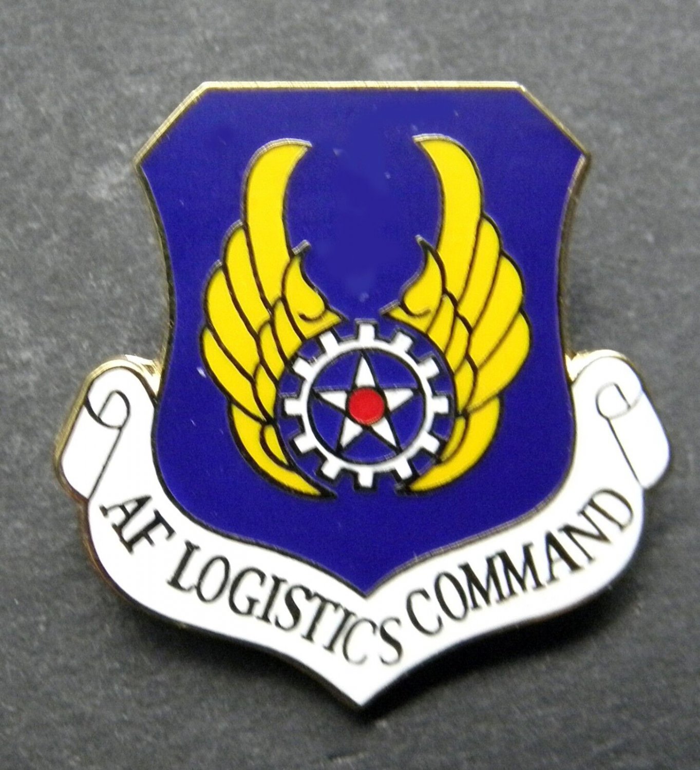 USAF AIR FORCE LOGISTICS COMMAND LAPEL PIN BADGE 1 INCH