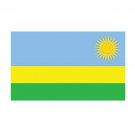 RWANDA POLYESTER INTERNATIONAL COUNTRY FLAG 3 X 5 FEET