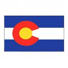 UNITED STATES COLORADO LOGO EMBLEM STATE 3 X 5 FLAG