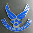 US AIR FORCE USAF EXTRA LARGE CUT OUT WINGS MEDALLION 6.75 INCHES MOUNTABLE