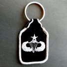 Army Senior Paratrooper Felt Keyring Keychain Key Chain Ring 2.5 x 1.75 inches