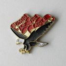US ARMY 101ST AIRBORNE DIVISION SCREAMING EAGLES EAGLE LAPEL PIN BADGE 1 INCH
