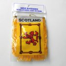 SCOTLAND MINI POLYESTER INTERNATIONAL FLAG BANNER 3 X 5 INCHES