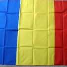 CHAD INTERNATIONAL COUNTRY POLYESTER FLAG 3 X 5 FEET