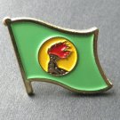 ZAIRE INTERNATIONAL WORLD FLAG LAPEL PIN BADGE 7/8 INCH