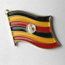 UGANDA NATIONAL COUNTRY WORLD FLAG LAPEL PIN BADGE 3/4 INCH