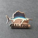 SAIL FISH Stiophorus Albicans LAPEL PIN BADGE 1 INCH