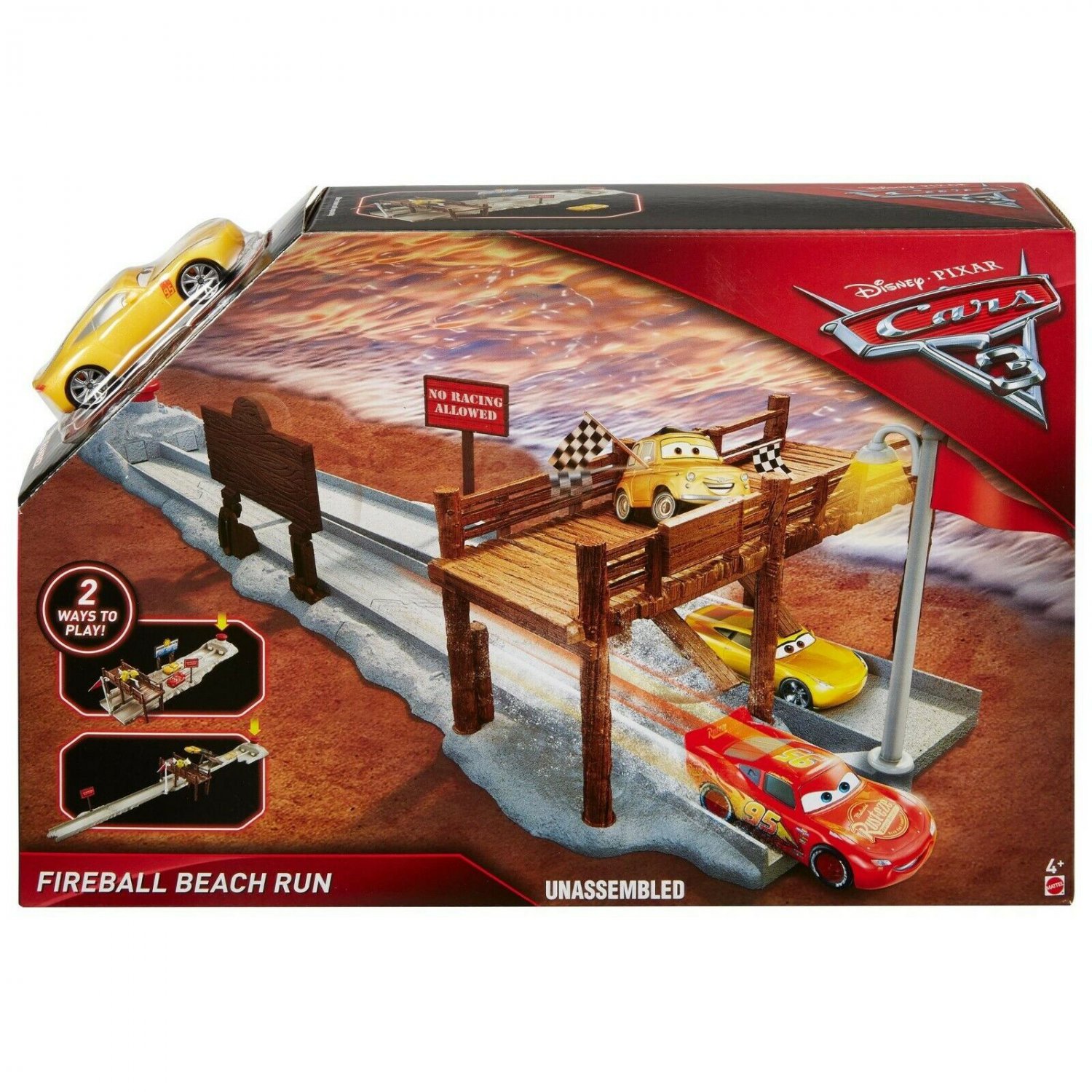 Disney Pixar Cars 3 Fireball Beach Run Playset BRAND NEW