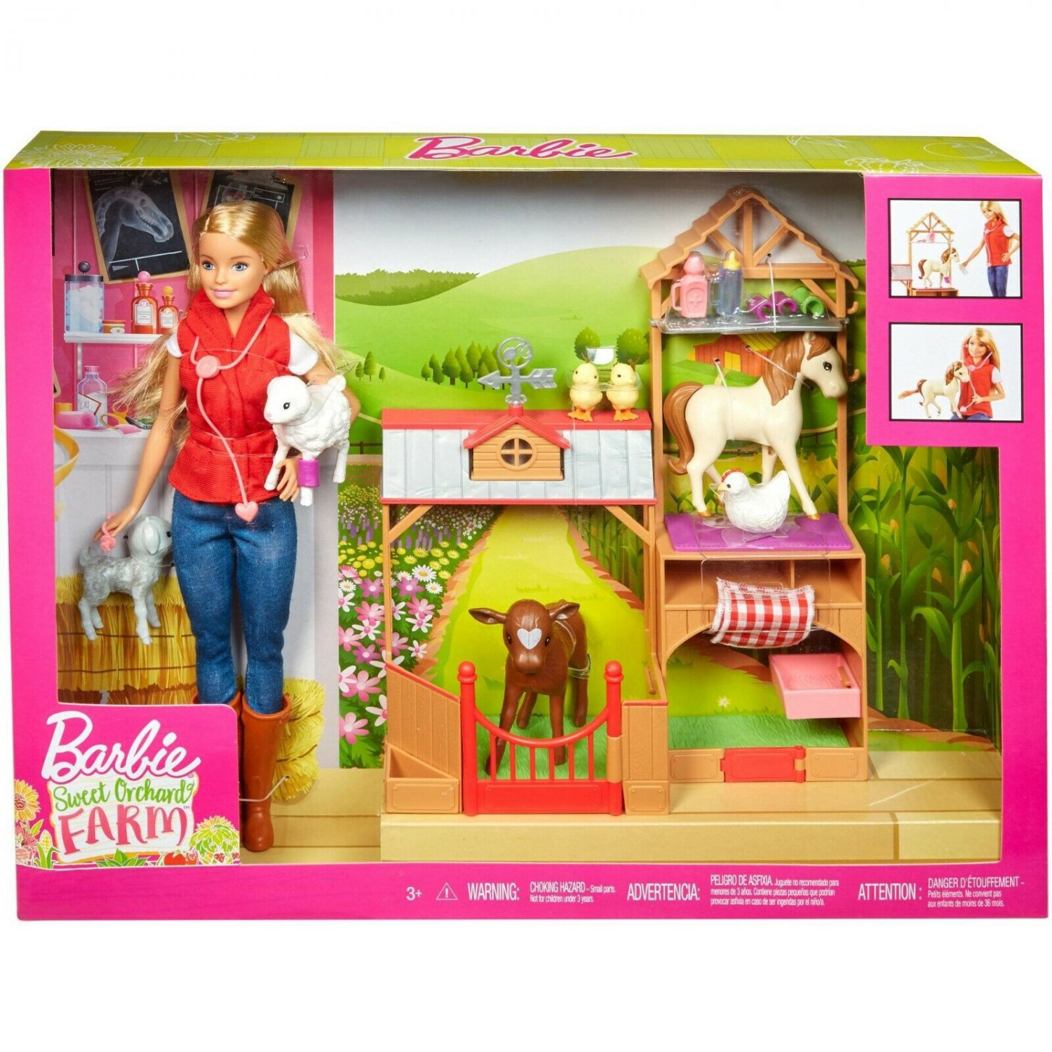 barbie vet play set