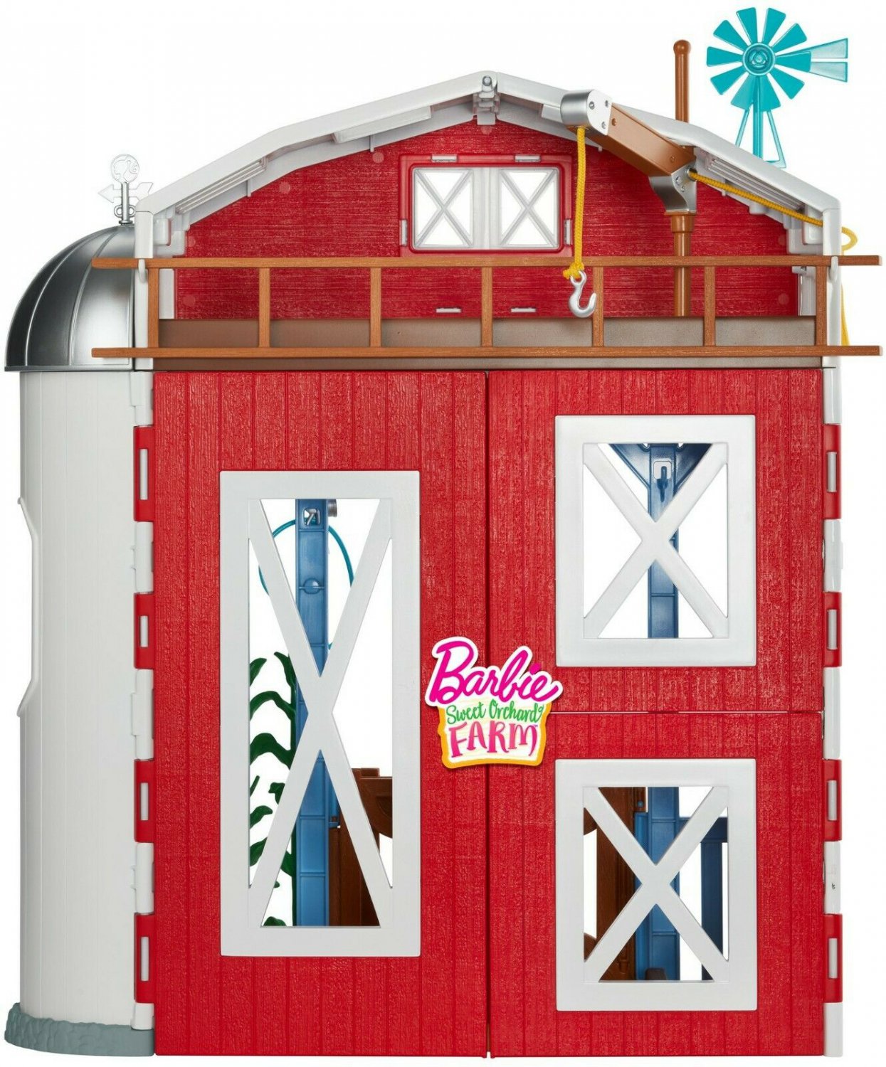 barbie sweet orchard farm barn playset