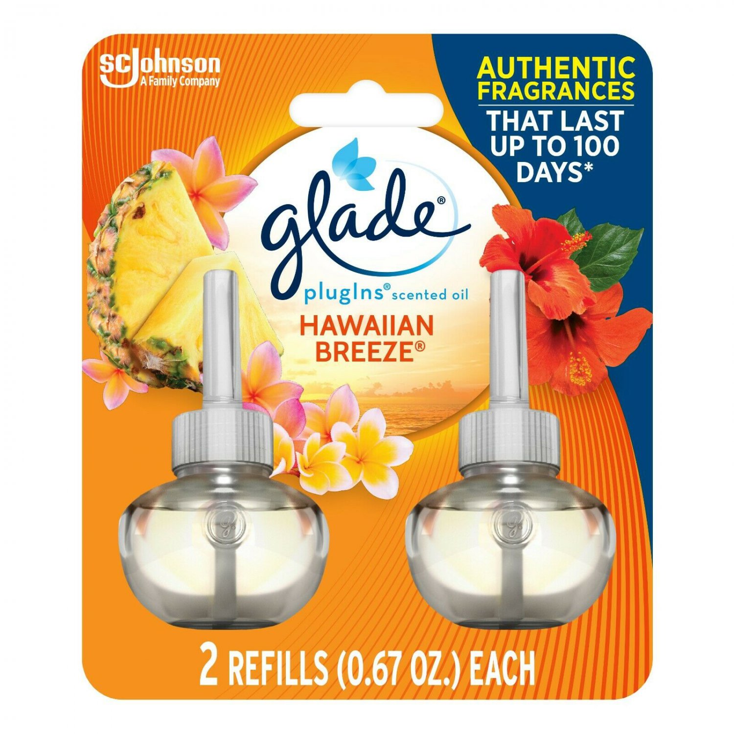 Glade PlugIns Refill 2ct Refills, Or 1 Refill w/ Warmer VARIETY OF SCENTS, NEW
