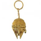 Quantum Mechanix Star Wars Gold Millennium Falcon Replica Metal Keychain