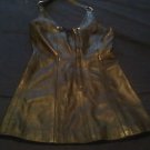 Women real leather dress size Large $69.99