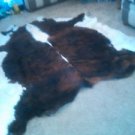 Leather cowhide Leather Carpet 65"x60" Made in Argentina $179.99