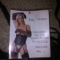 Faux Leather Open Bust Corselet Attached Buckled Thong Large