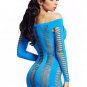 Ladies Sexy Hot Fishnet Chemise Bodysuit Women Mini Dress Erotic Lingerie Body stocking ITC377.