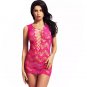 Ladies Sexy Hot Fishnet Chemise Bodysuit Women Mini Dress Erotic Lingerie Body stocking ITC377.