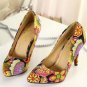 Women's Pumps 2016 Hot Leather Sexy Pointed High Heels \wedding Shoes ITC378