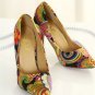 Women's Pumps 2016 Hot Leather Sexy Pointed High Heels \wedding Shoes ITC378