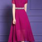 ITCQUALITY WOMEN SUMMER LONG ELEGANT DRESS CHIFFON FASHION OFFICE HIGH QUALITY ITC1395.