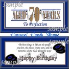 Aged To Perfection Milestone Birthday Candy Wrappers Printable DIY Rock and Roll Music Theme