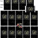 Milestone 75th Miniature Hershey Candy Wrappers Printable DIY