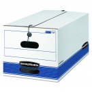 Bankers Box Stor/File Medium-Duty Storage Boxes with String & Button, Letter,...
