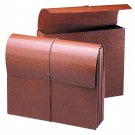 Smead Expanding Wallet, 3-1/2" Expansion, Flap and Cord Closure, Redrope Guss...