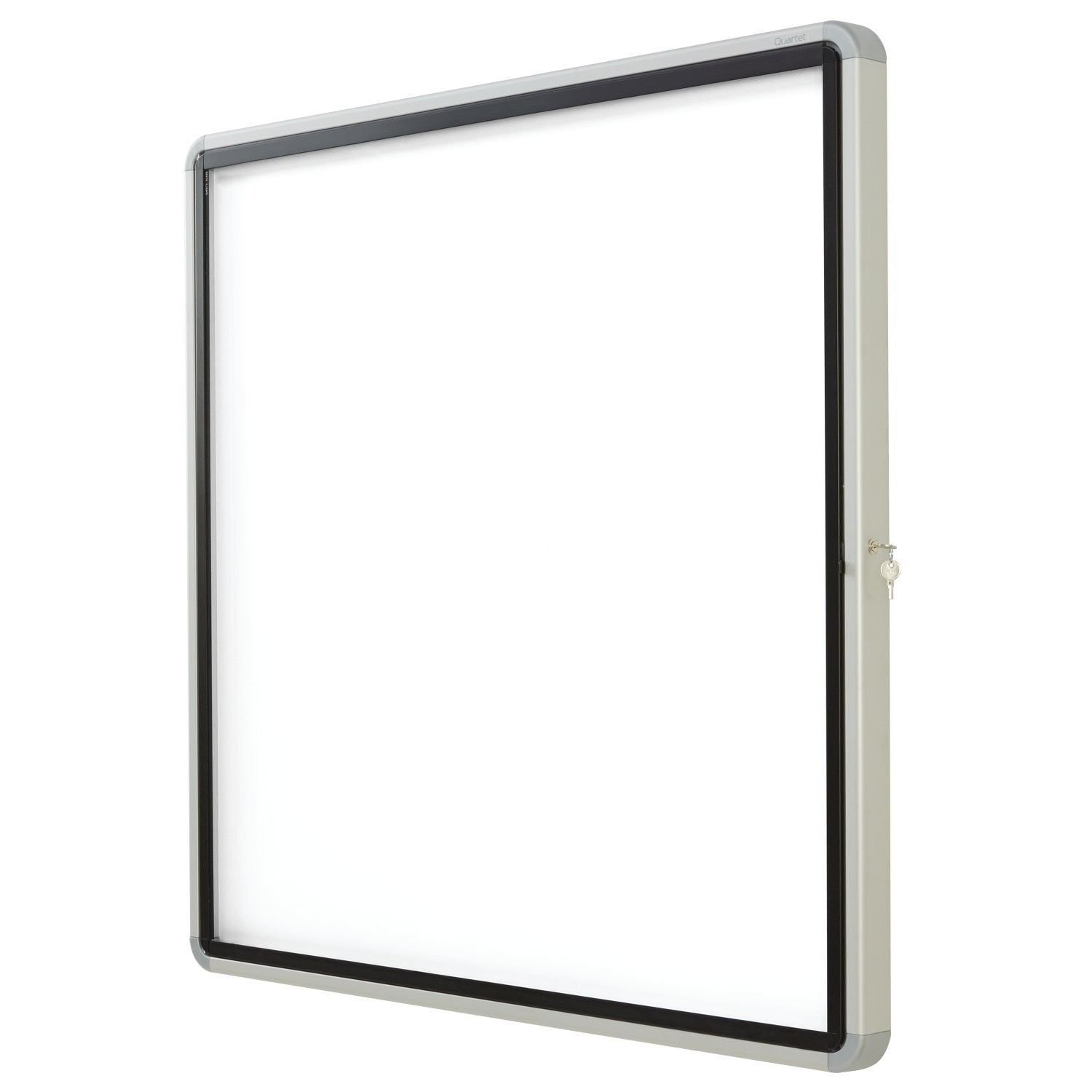 Quartet Enclosed Whiteboard, Outdoor, 38" x 39", 12 Sheets