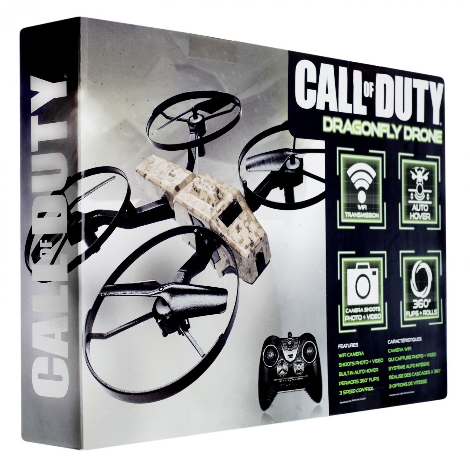 Call of Duty Dragonfly Aerial Drone 360 Flip/Roll/Turn Drone Toy - HD ...