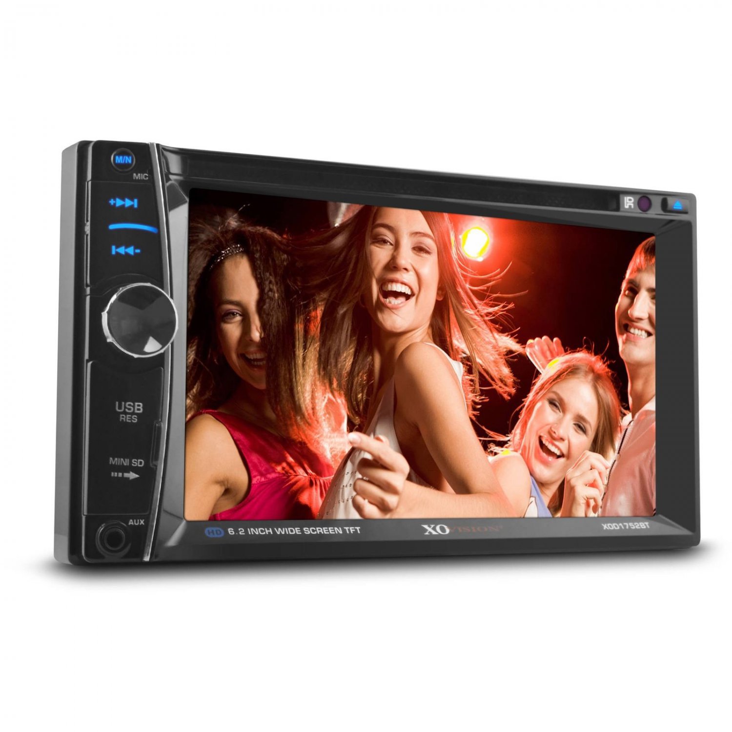 XO Vision XOD1752BT In-Dash 6.2" Touch Screen Multimedia DVD Receiver