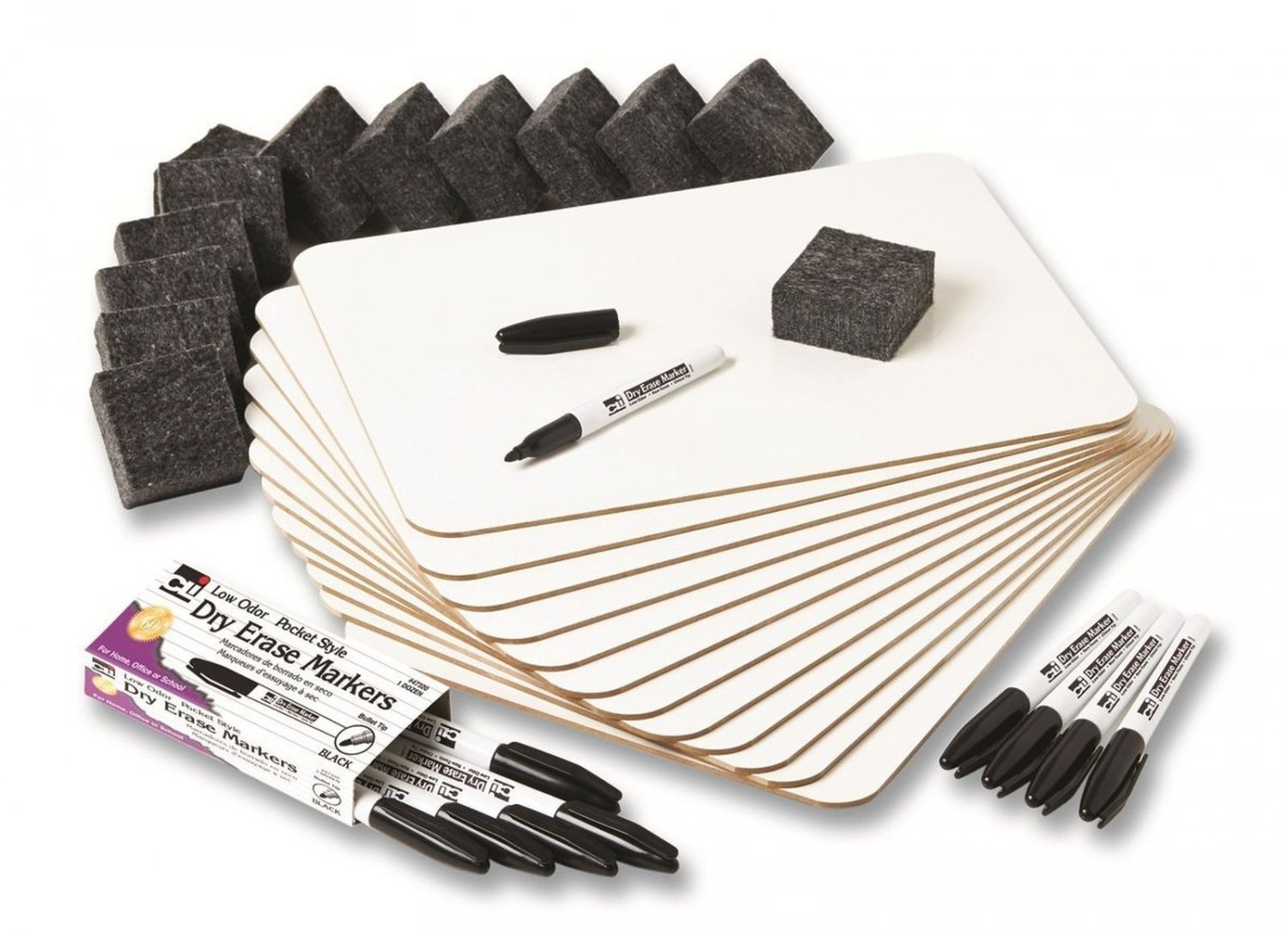 Charles Leonard Dry Erase Lapboard Class Pack Includes 12 Each Of