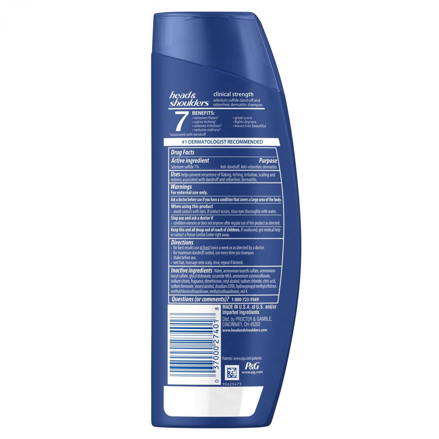 Head And Shoulders Clinical Strength Anti Dandruff Shampoo 13 5 Fl Oz Other