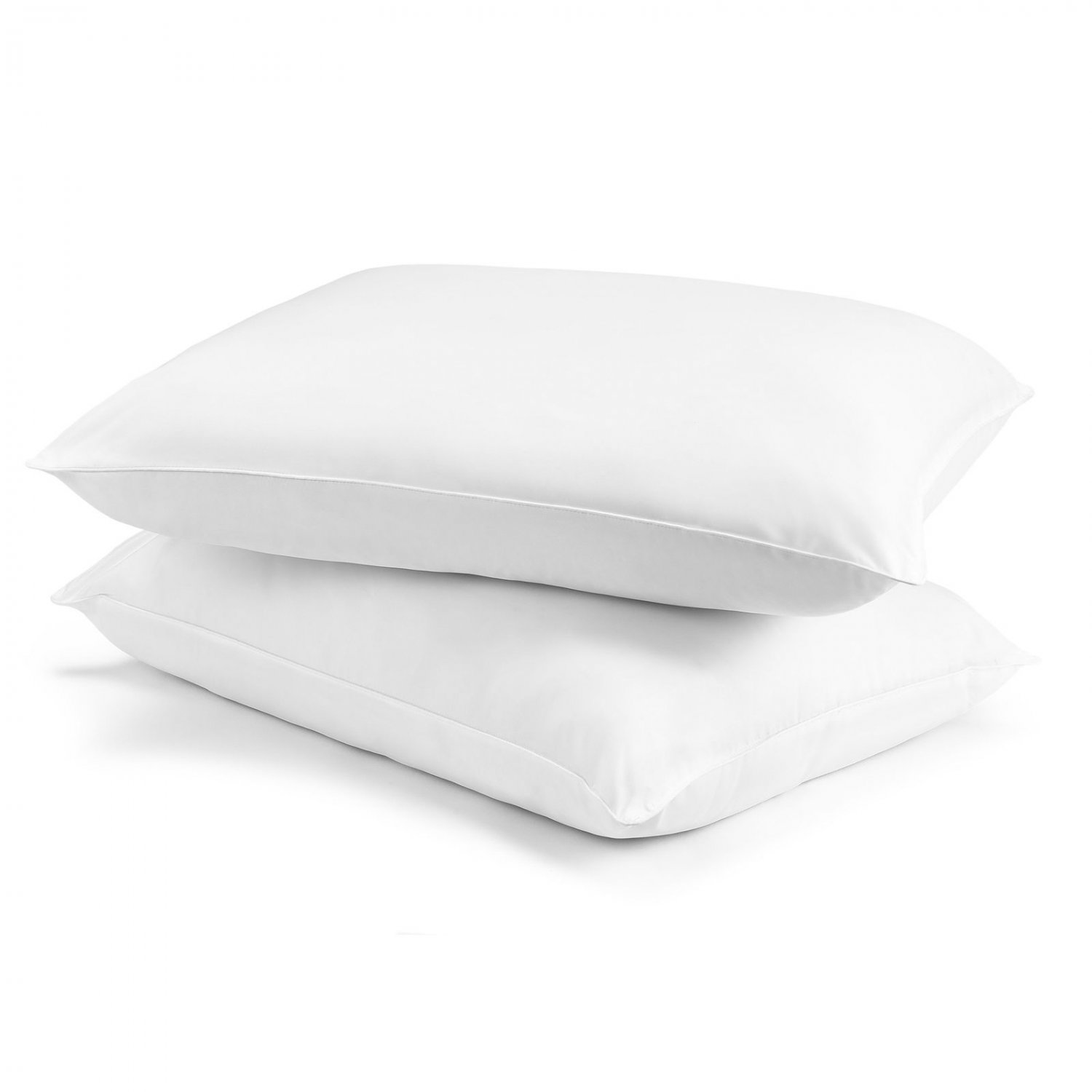 Mainstays 100 Microfiber Pillow Twin Pack in 20" x 26 White Standard