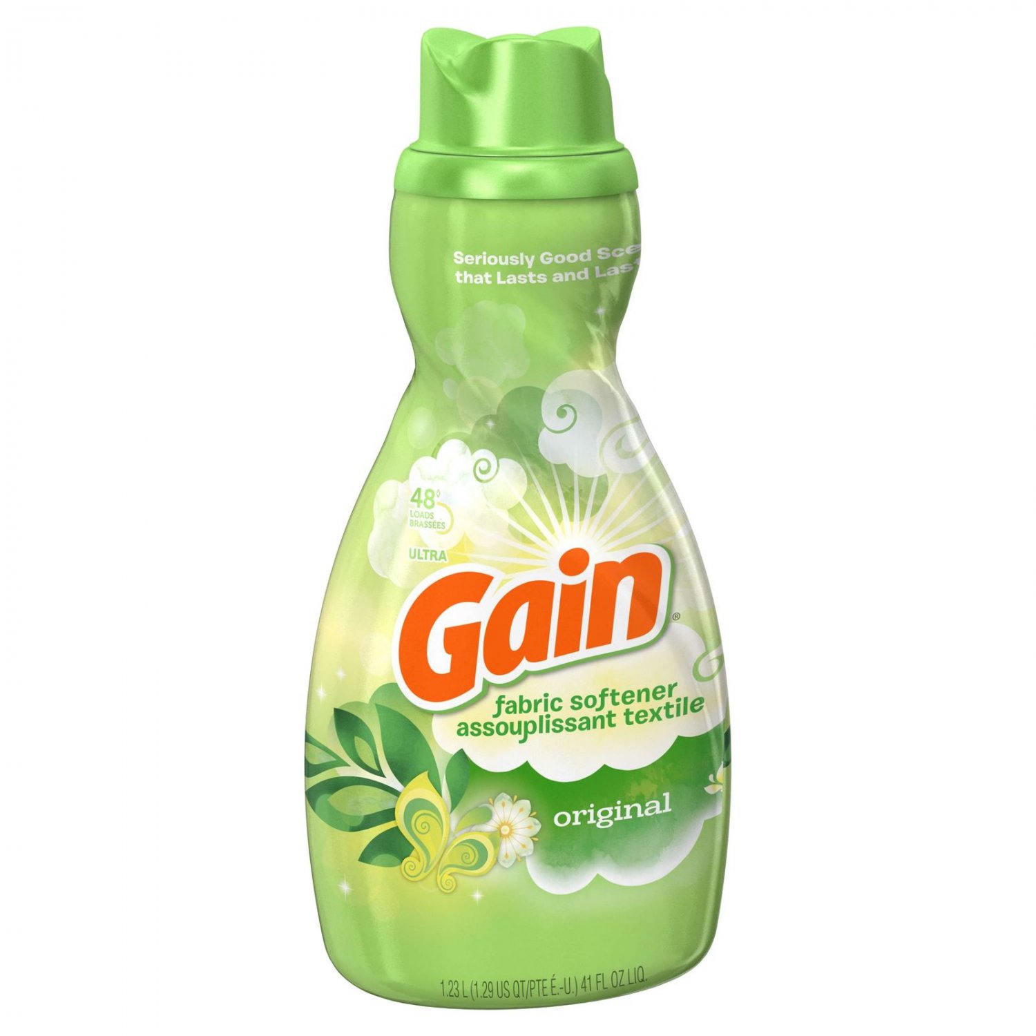 Gain Liquid Fabric Softener, Original, 48 Loads, 41 Fl Oz