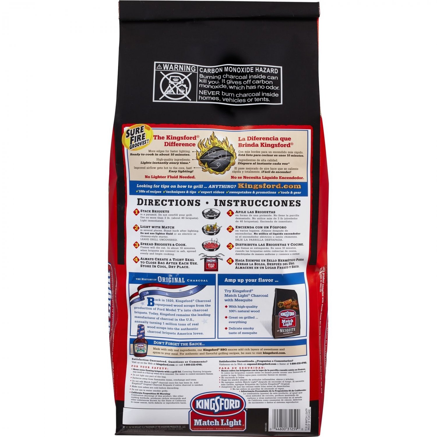 Kingsford Match Light Charcoal Briquettes, 11.6 lbs Multicolor BAG