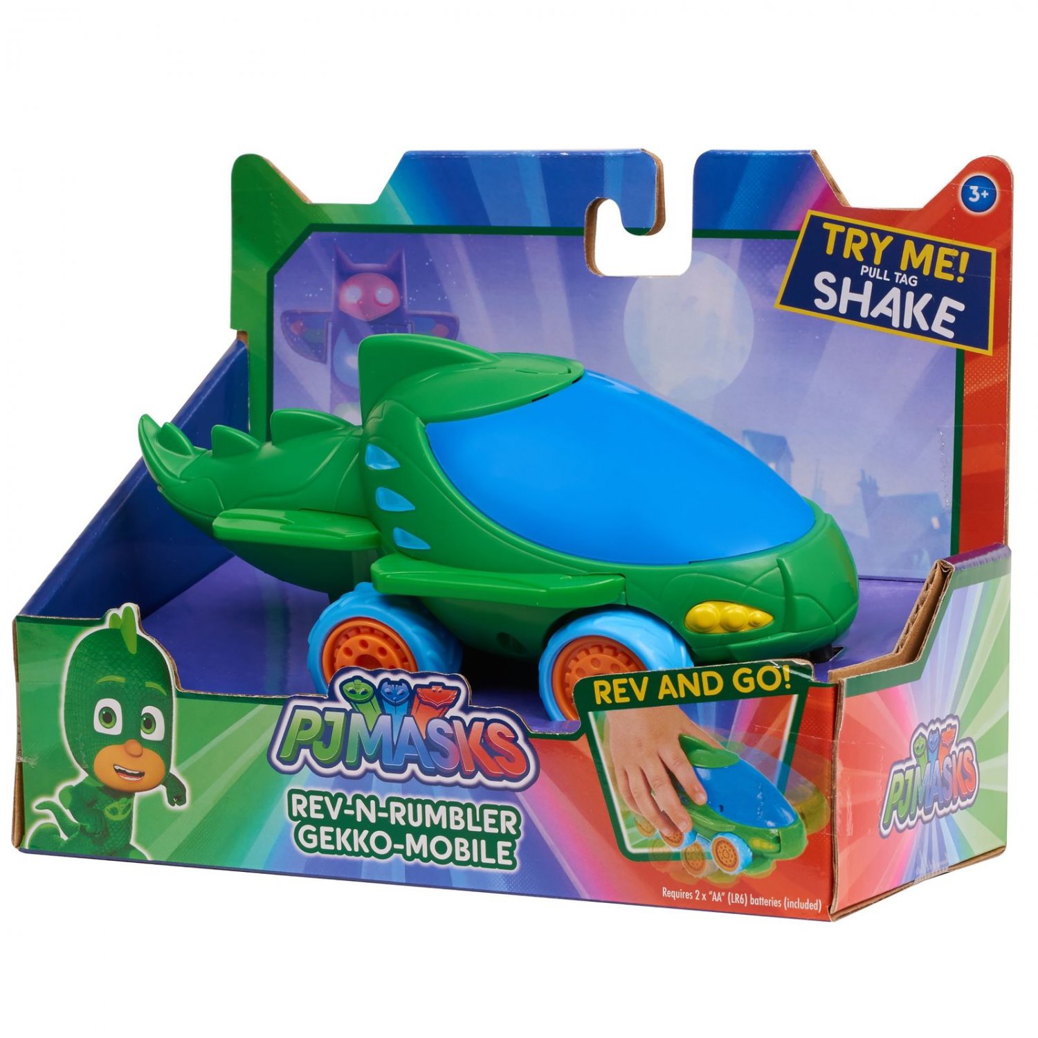 PJ Masks Rev-N-Rumblers - Gekko - Mobile Green