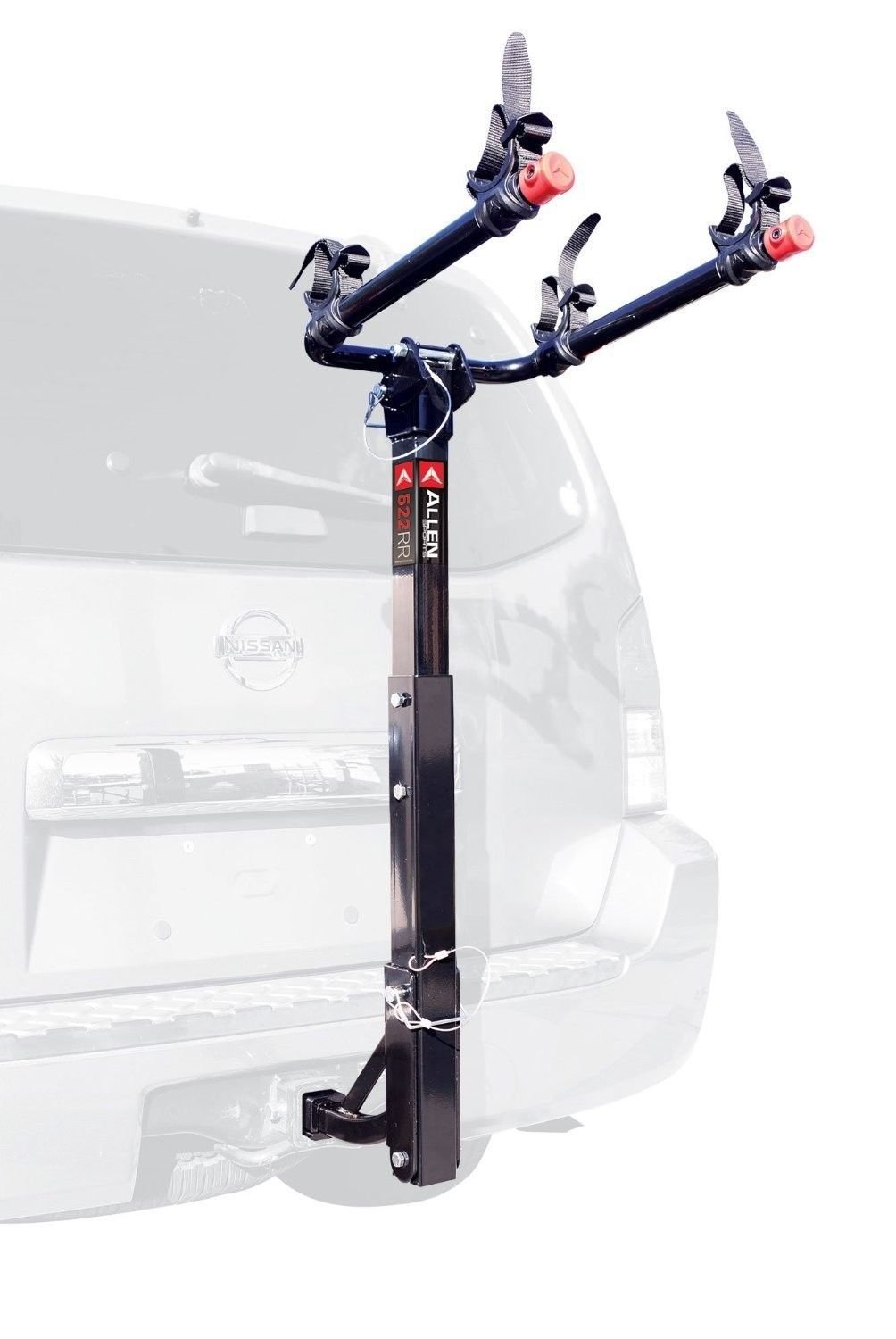 Allen Sports Deluxe 2Bike Hitch Mount Rack , Silver/Black (522RR)