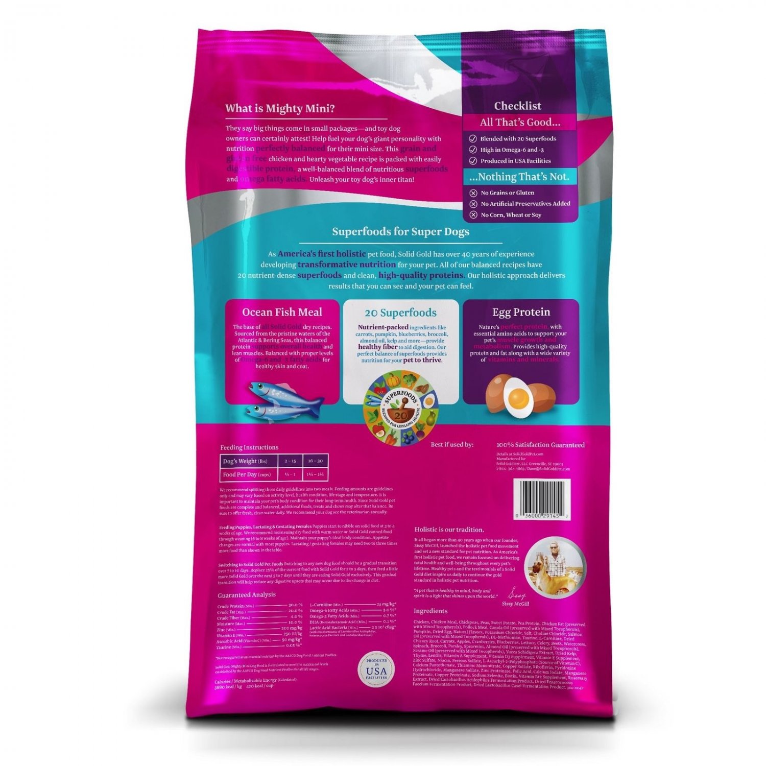 Solid Gold Small & Toy Breed Wet & Dry Dog Food; Mighty Mini GrainFree with