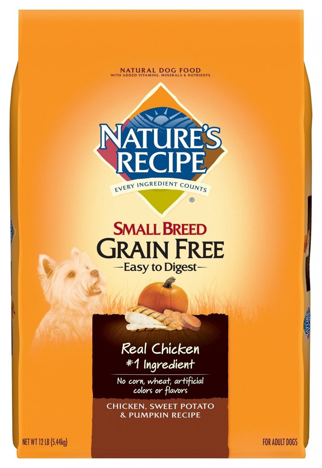 Nature's Recipe Grain Free Dry Dog Food 12Pound